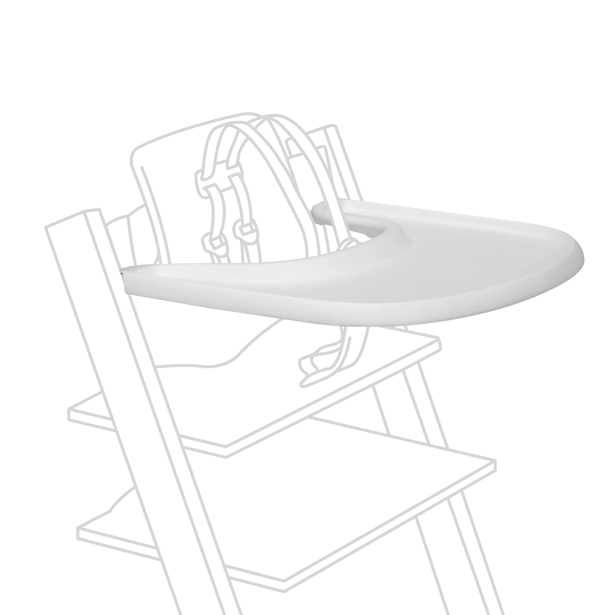 White High-Chair Tray