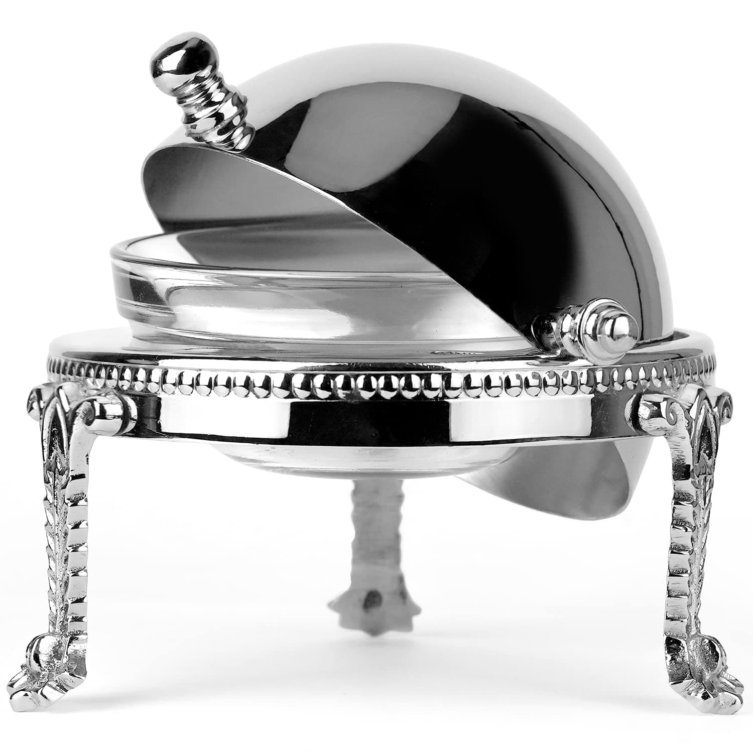 MARKY'S Silver Plated Dome Shape Caviar Server - 1-4 Servings