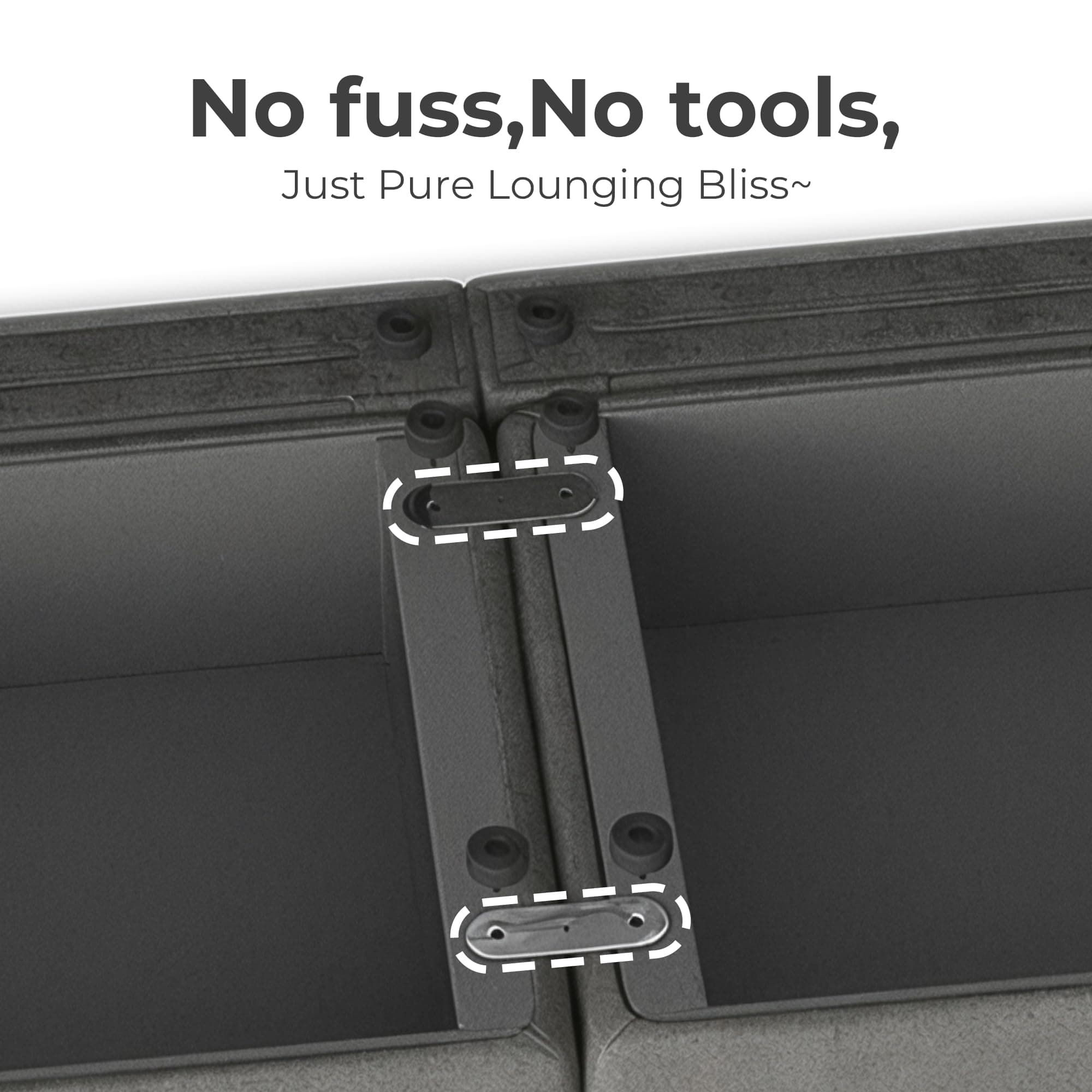 CHITA Oversized Modular Sectional Fabric Sofa Set, Extra Large U Shaped Couch, 146 inch Width, 6 Seat Modular Sofa with Storage Ottamans, Beige