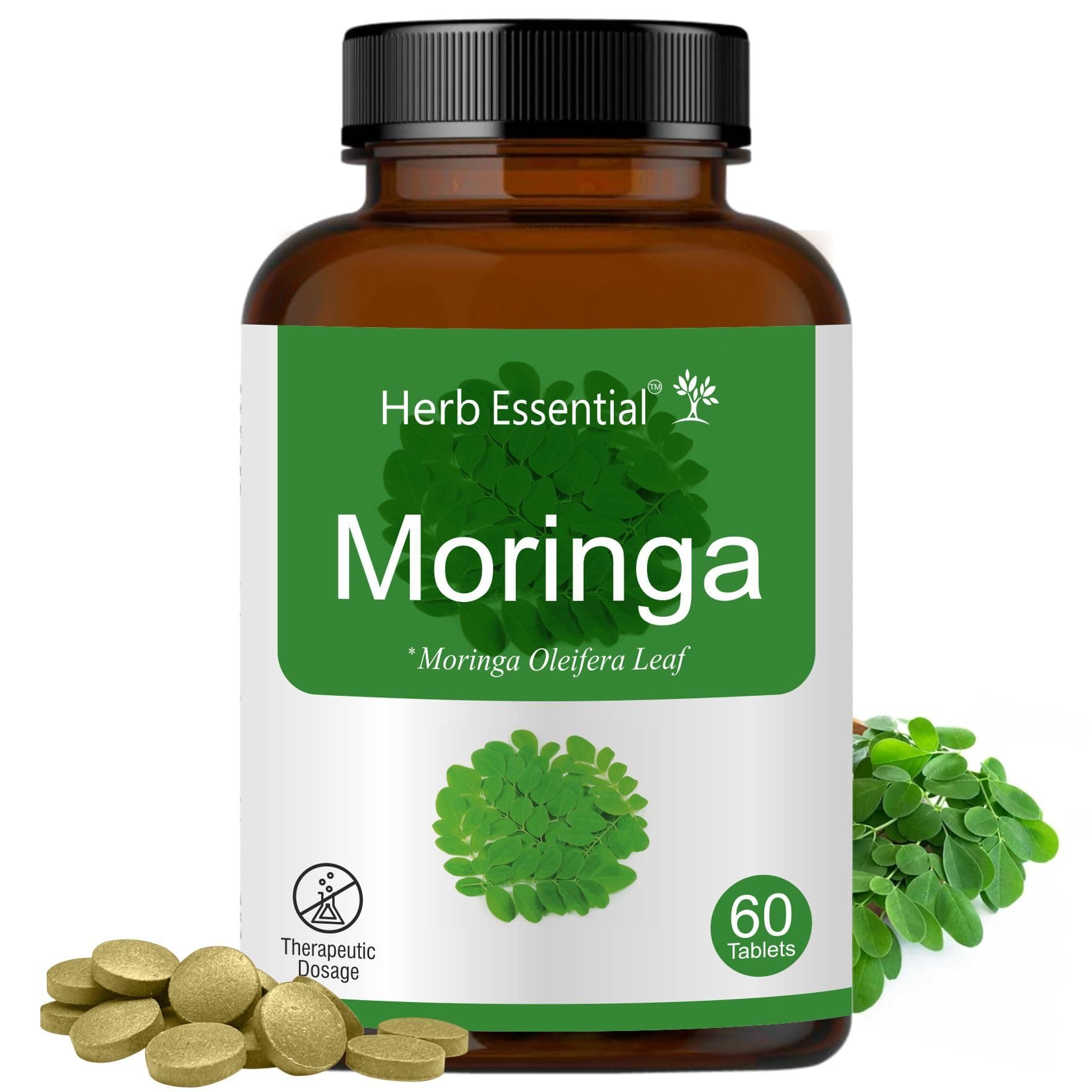 Moringa Leaf 500 mg - 60 Tablets