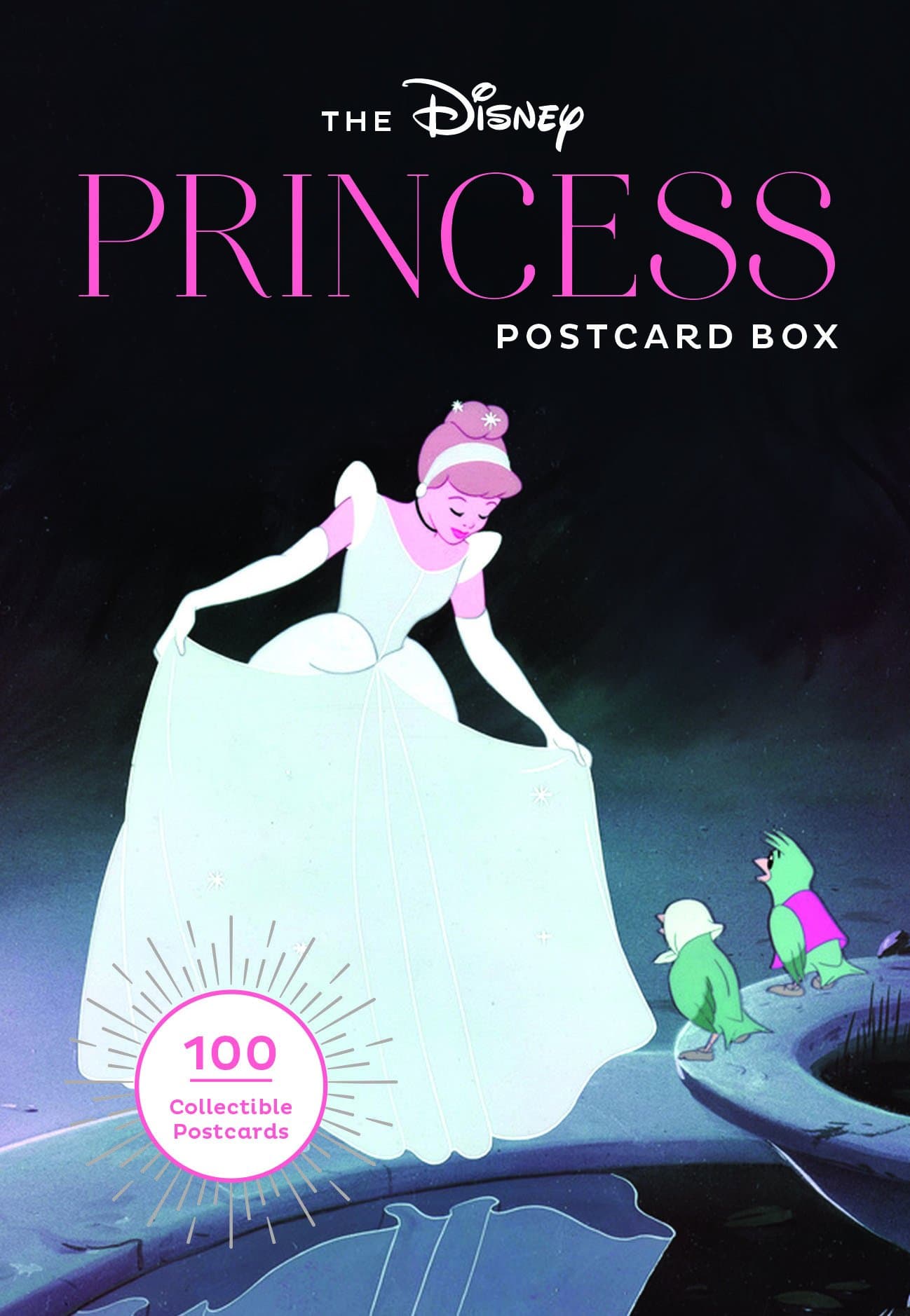 Disney Princess Postcard Box: 100 Collectible Postcards (Disney Art Stationery, Gift for Disney Lover)
