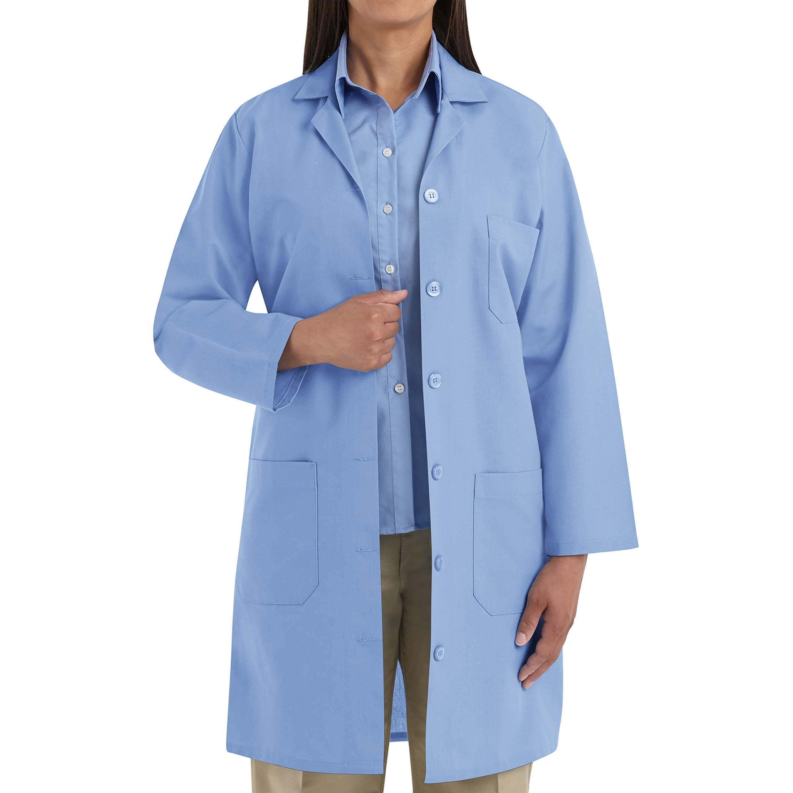 Red KapWomen's Button Down Lab Coat