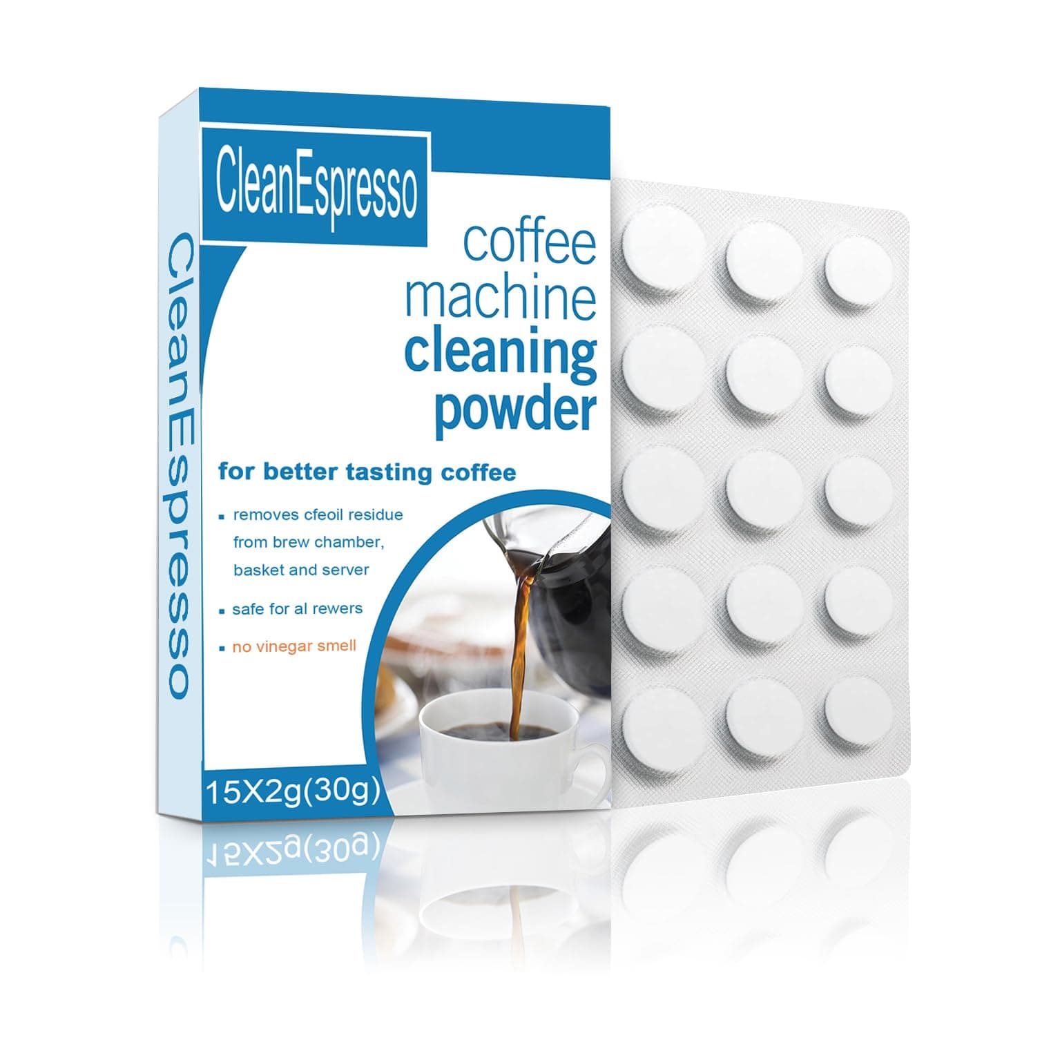 Espresso Machine Cleaning Tablets 15 Count