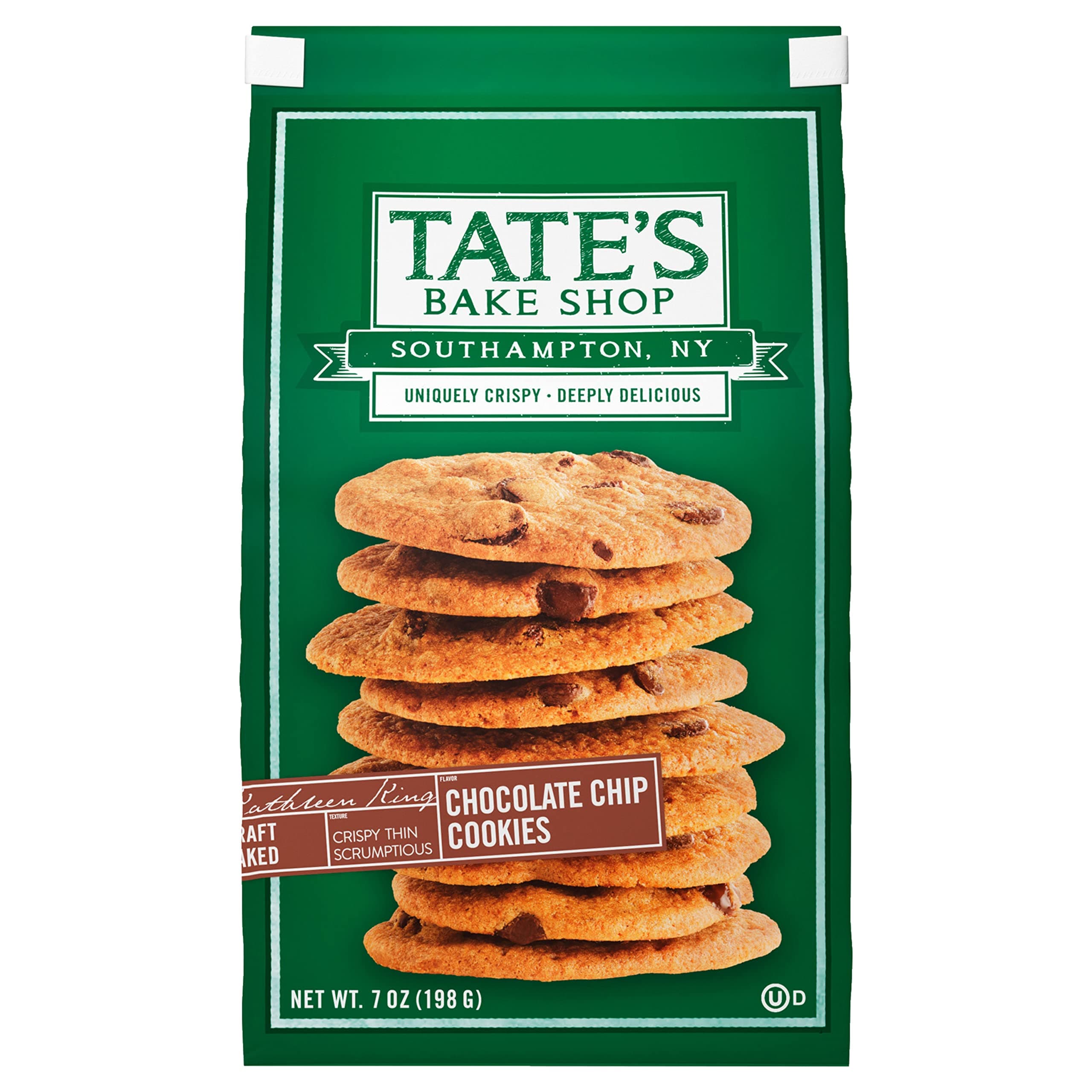 TATE'S BAKE SHOP, COOKIE,CHOC CHIP 7 OZ