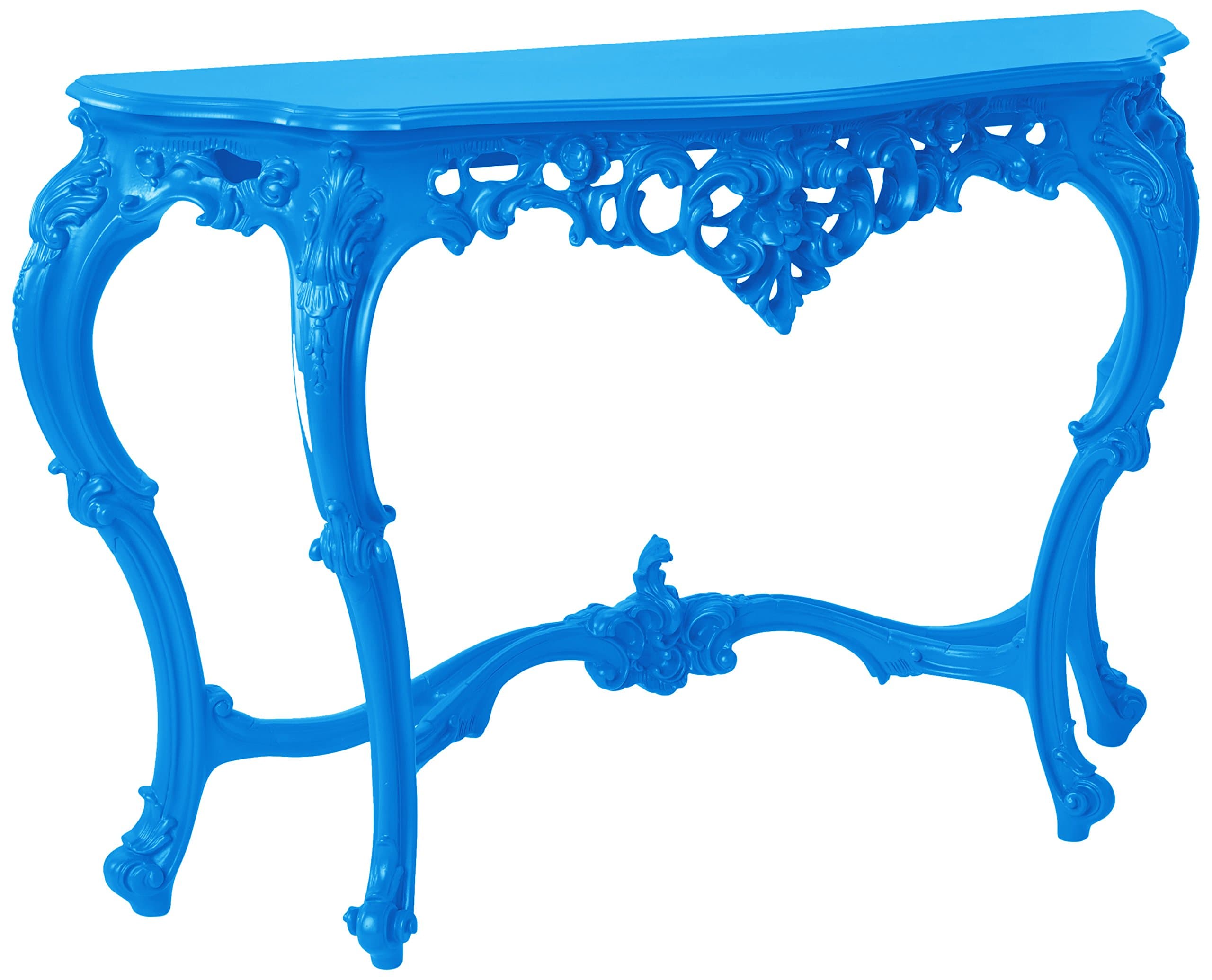 Console Table Royal Blue Finish