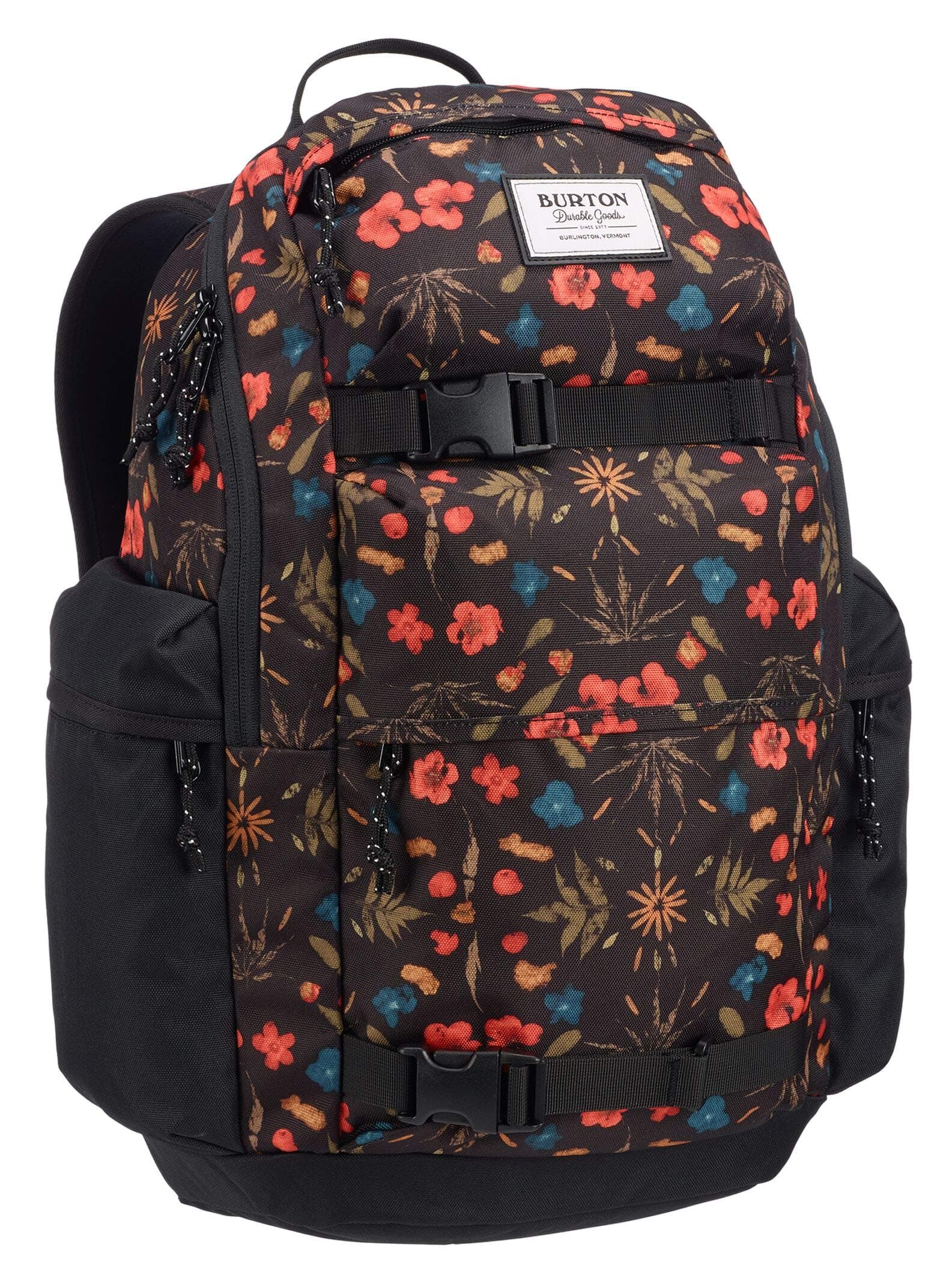 Burton Kilo Backpack, Black Fresh Pressed Print