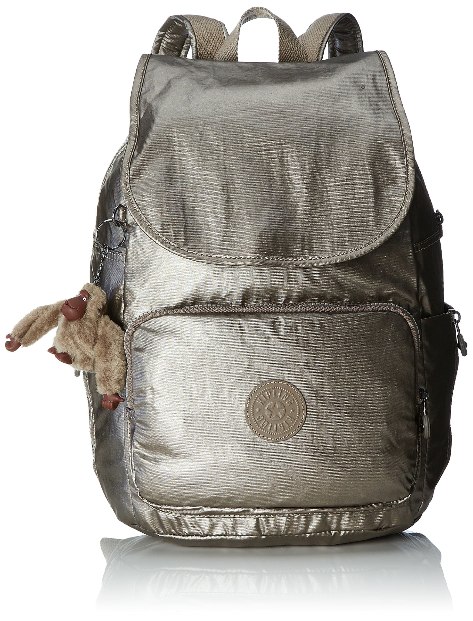 Kipling Cayenne Small Backpack Metallic Pewter